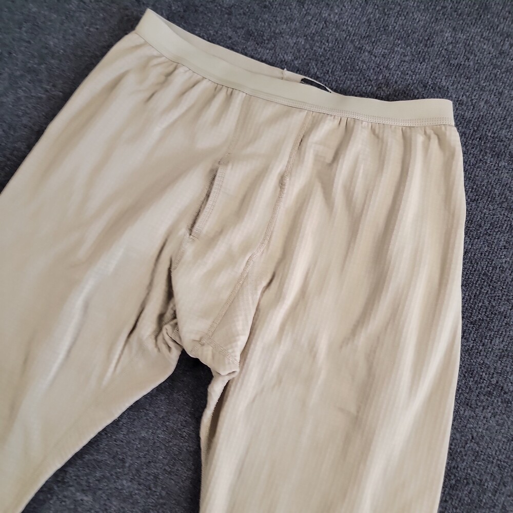 Polartec Gen III 3 Mid Weight Cold Weather Coyote Pants Mens XLarge Waffle ECWS